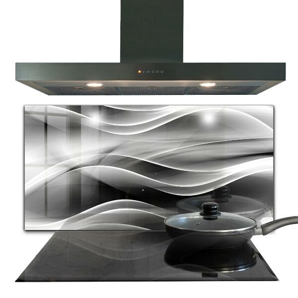 Cooker splashback Waves abstraction