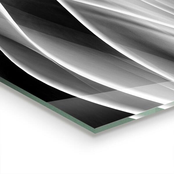 Cooker splashback Waves abstraction