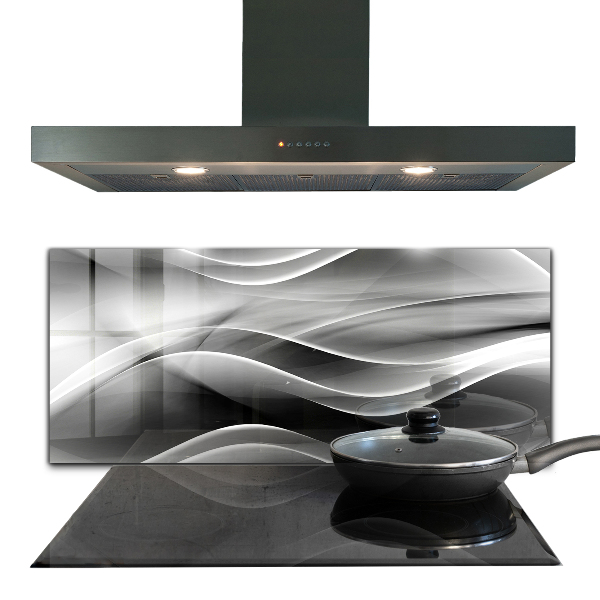 Cooker splashback Waves abstraction