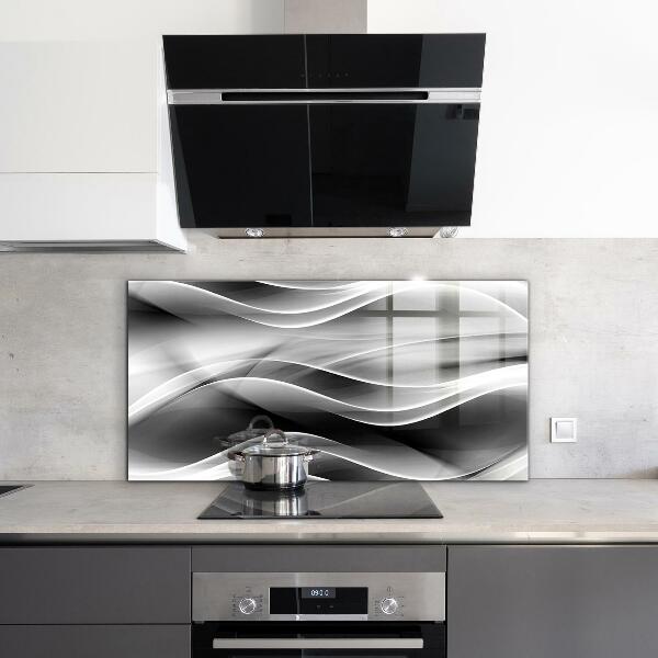 Cooker splashback Waves abstraction