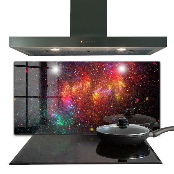 Cooker splashback Galaxy chaos fantasy