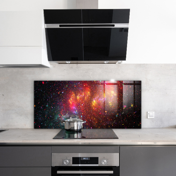 Cooker splashback Galaxy chaos fantasy