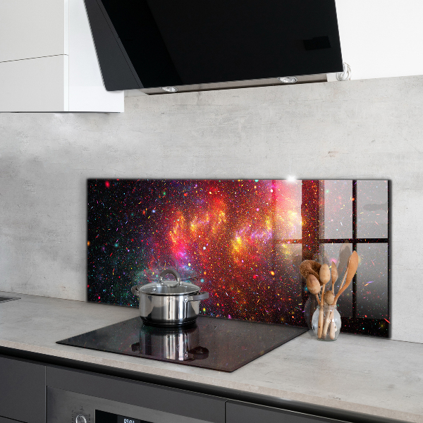Cooker splashback Galaxy chaos fantasy