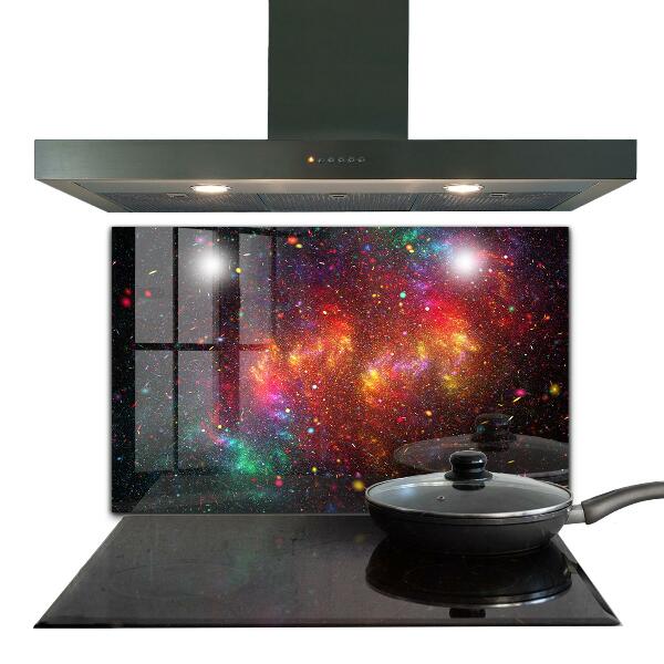 Cooker splashback Galaxy chaos fantasy