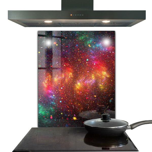 Cooker splashback Galaxy chaos fantasy