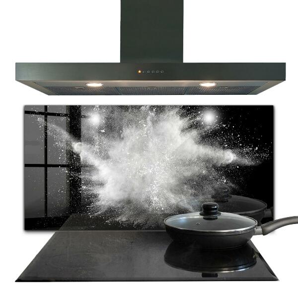 Kitchen splashback Powder explosion abstraction