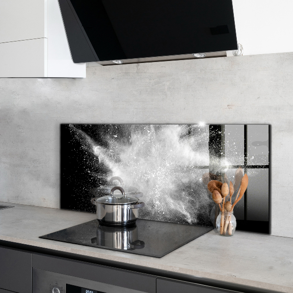 Kitchen splashback Powder explosion abstraction