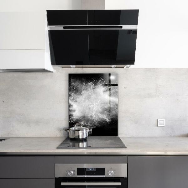 Kitchen splashback Powder explosion abstraction