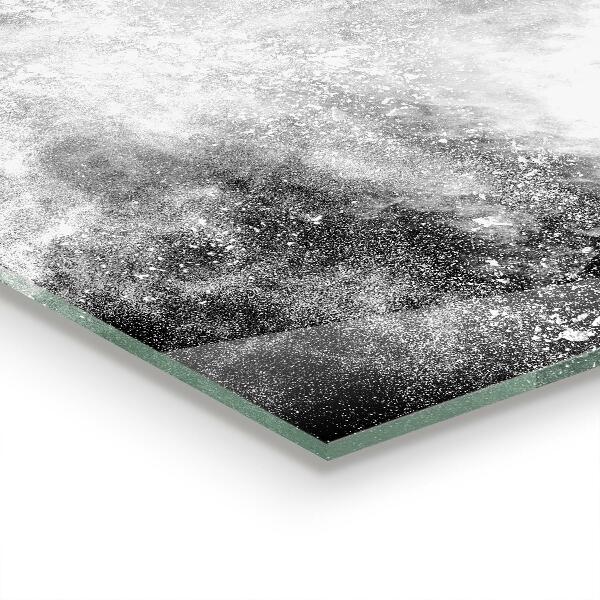 Kitchen splashback Powder explosion abstraction