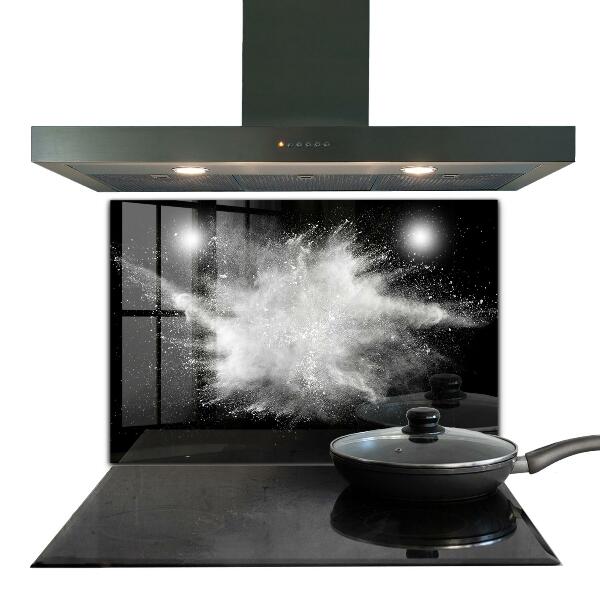 Kitchen splashback Powder explosion abstraction