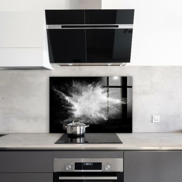 Kitchen splashback Powder explosion abstraction