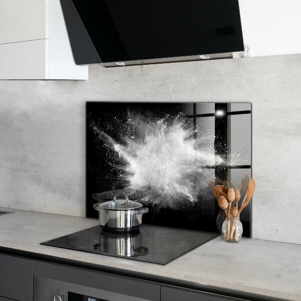 Kitchen splashback Powder explosion abstraction
