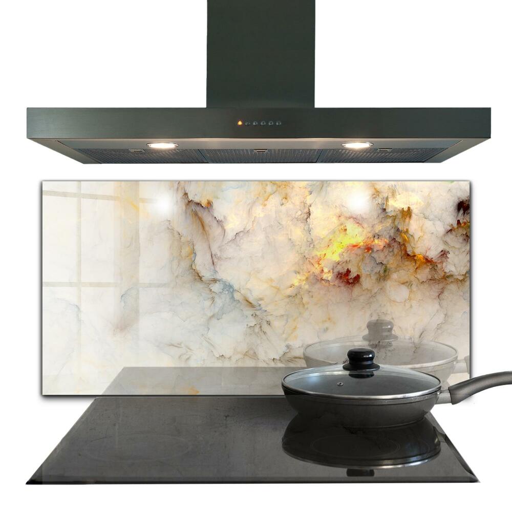 Cooker splashback Abstract marble