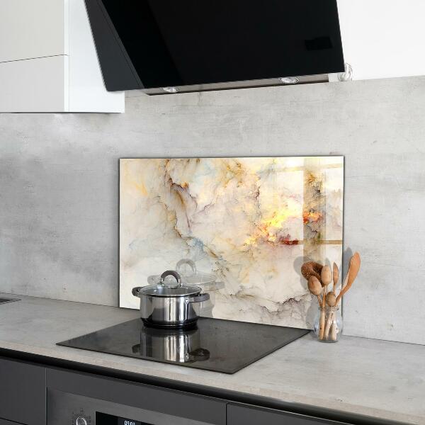 Cooker splashback Abstract marble