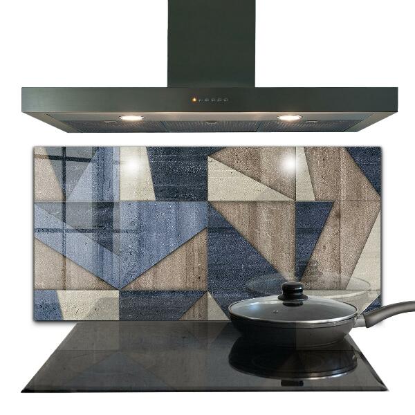 Cooker splashback Geometric abstraction