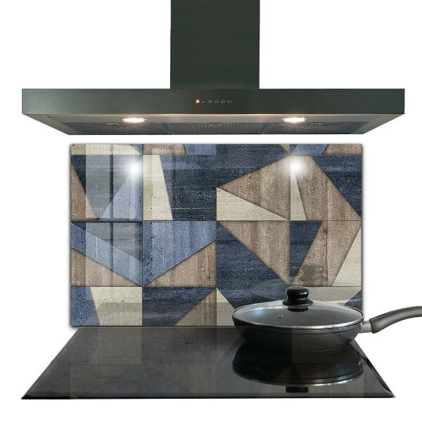 Cooker splashback Geometric abstraction