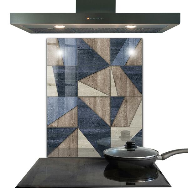 Cooker splashback Geometric abstraction