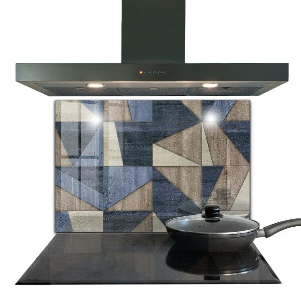 Cooker splashback Geometric abstraction