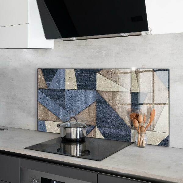 Cooker splashback Geometric abstraction