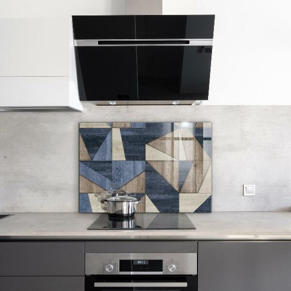 Cooker splashback Geometric abstraction