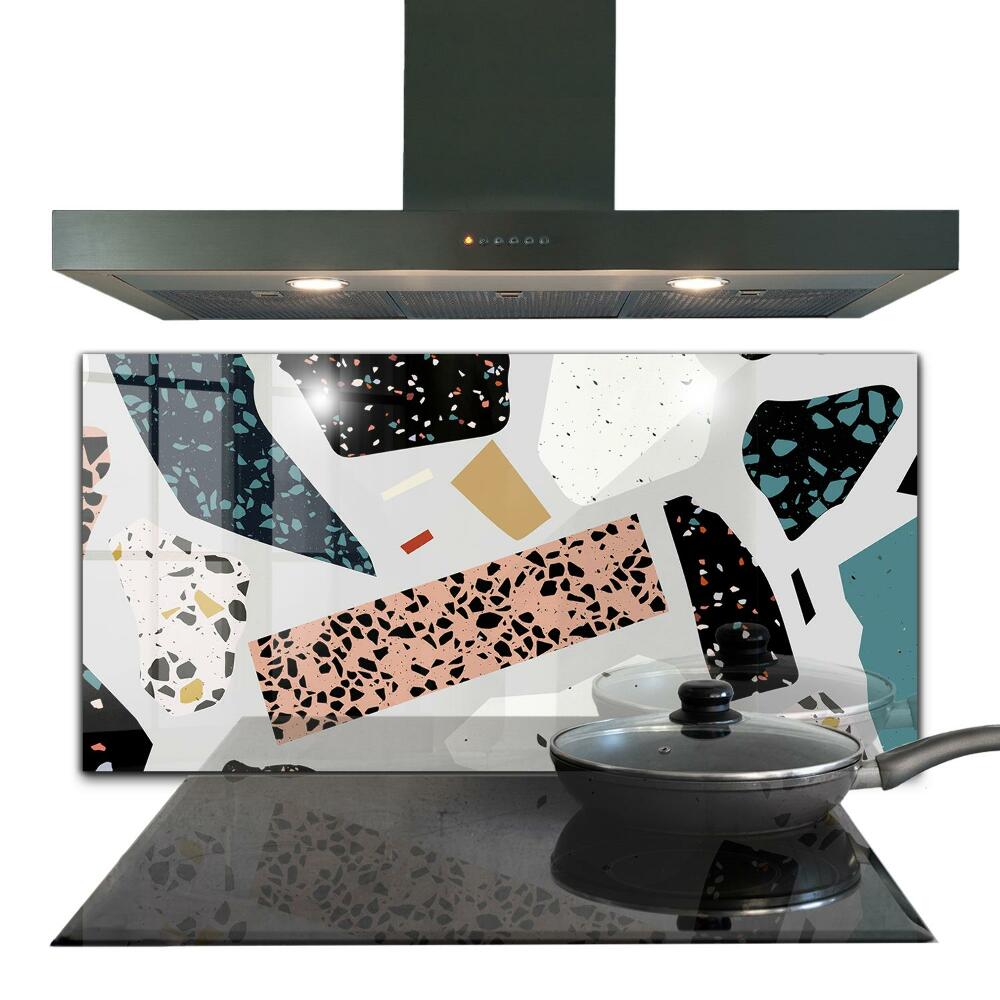 Kitchen splashback Terrazzo terrazzo granite