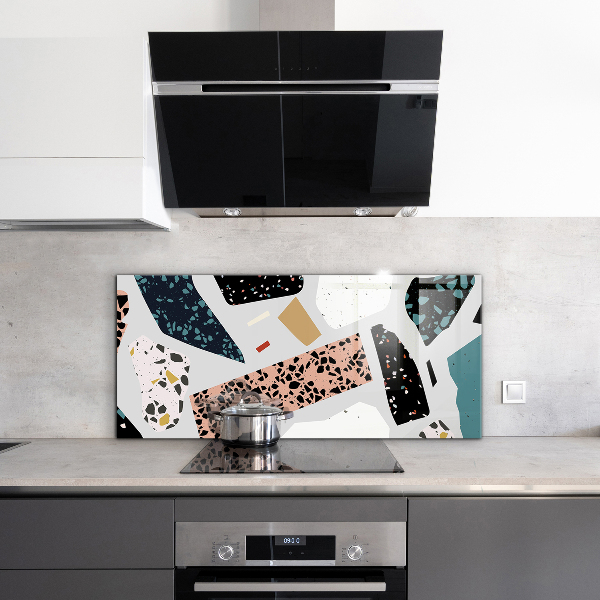 Kitchen splashback Terrazzo terrazzo granite