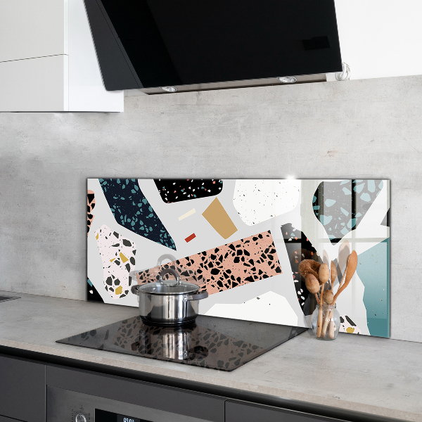Kitchen splashback Terrazzo terrazzo granite