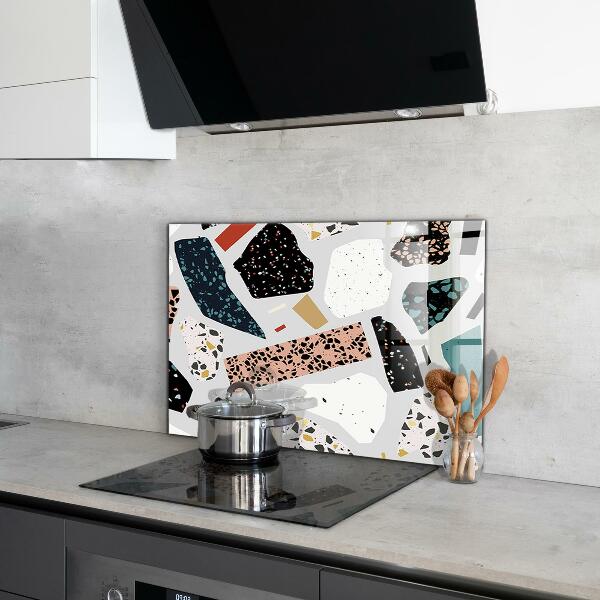 Kitchen splashback Terrazzo terrazzo granite
