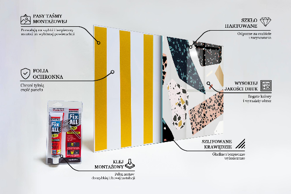 Kitchen splashback Terrazzo terrazzo granite