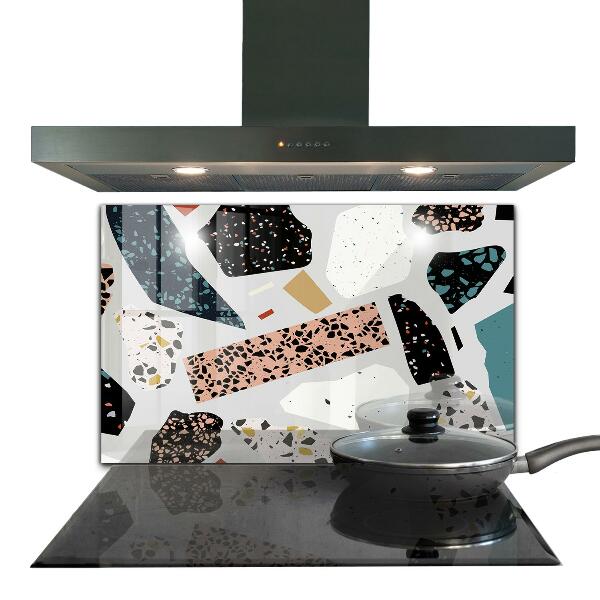 Kitchen splashback Terrazzo terrazzo granite