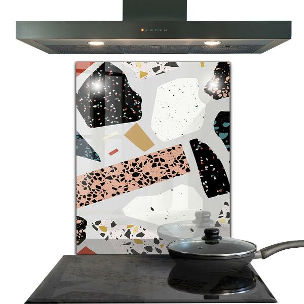 Kitchen splashback Terrazzo terrazzo granite