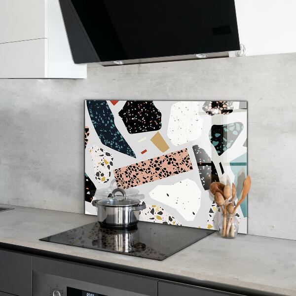 Kitchen splashback Terrazzo terrazzo granite