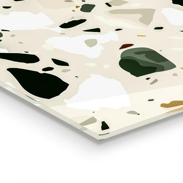 Kitchen splashback Terrazzo natural stone