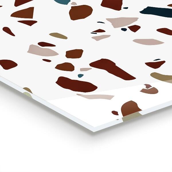 Kitchen splashback Terrazzo stone