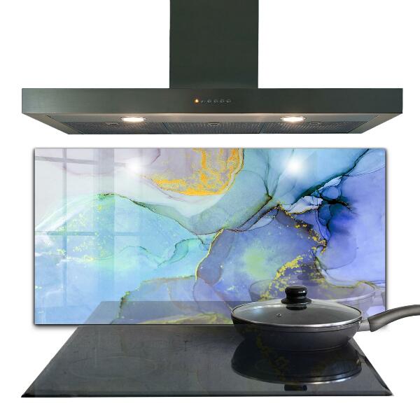 Cooker splashback Blue energy abstraction