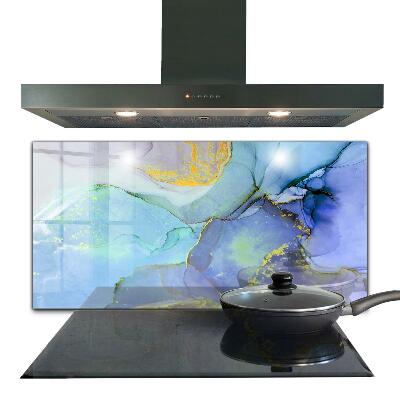 Cooker splashback Blue energy abstraction