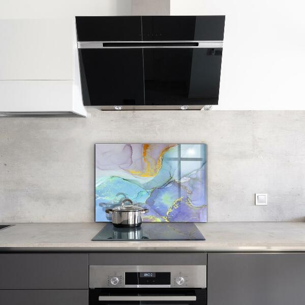 Cooker splashback Blue energy abstraction