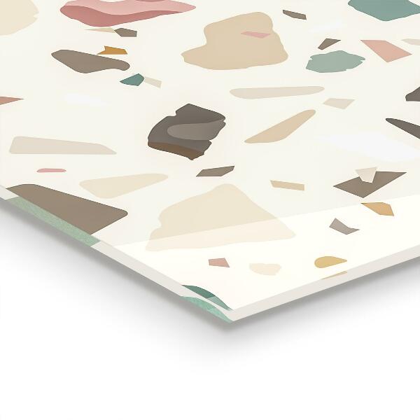 Kitchen splashback Beige terrazzo terrazzo