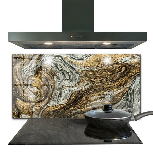 Cooker splashback Stone structure