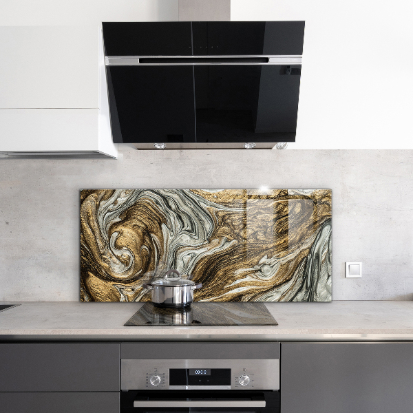 Cooker splashback Stone structure
