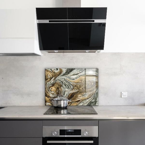 Cooker splashback Stone structure
