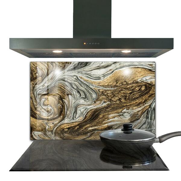 Cooker splashback Stone structure
