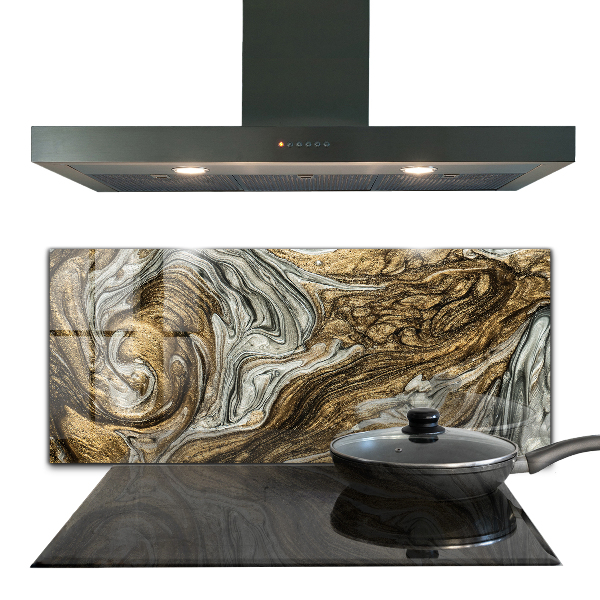 Cooker splashback Stone structure