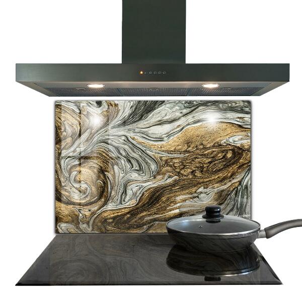Cooker splashback Stone structure