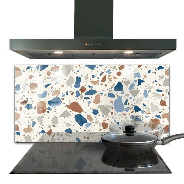 Kitchen splashback Terrazzo terrazzo stone