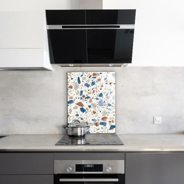 Kitchen splashback Terrazzo terrazzo stone