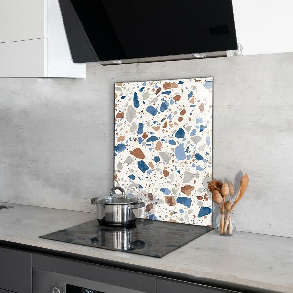 Kitchen splashback Terrazzo terrazzo stone