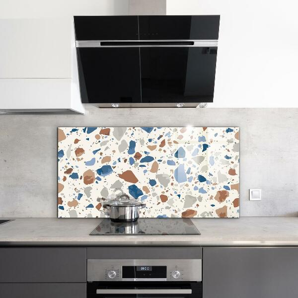 Kitchen splashback Terrazzo terrazzo stone