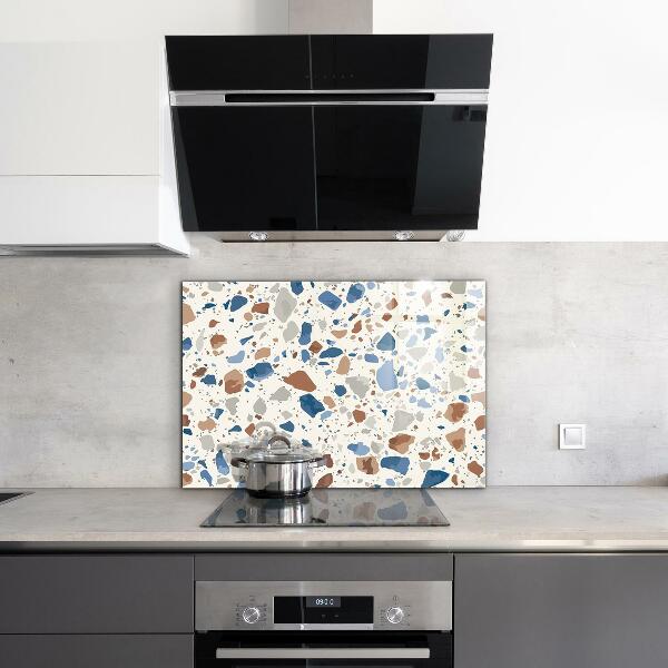 Kitchen splashback Terrazzo terrazzo stone