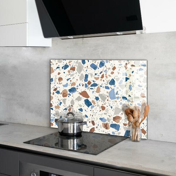 Kitchen splashback Terrazzo terrazzo stone